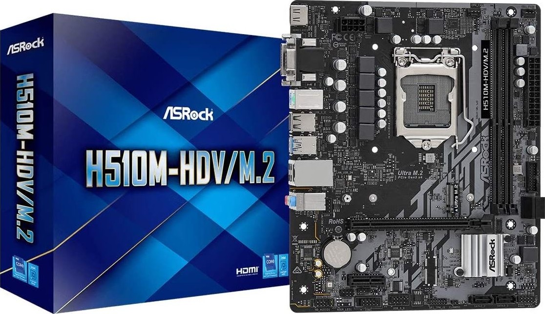Placa Madre ASRock H510M-HDV/M.2 Placa Madre ASRock H510M-HDV/M.2 Micro ATX socket LGA1200
