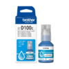 Botella tinta original Brother BT-D100C cian