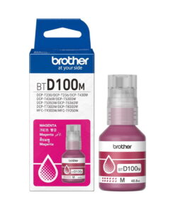 Botella tinta original Brother BT-D100M magenta