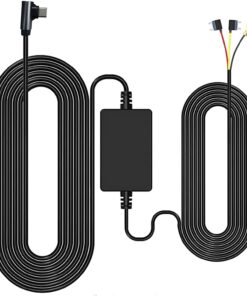 Kit de Cableado Duro RedTiger RTH30GS USB-C 12-24V a 5V para Dashcam cab391 detalle Detalle del adaptador DC-DC y conector USB-C del kit RedTiger RTH30GS