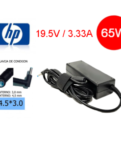 Cargador compatible HP 65W punta azul