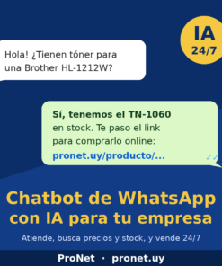 Chatbot de WhatsApp con IA para tu empresa