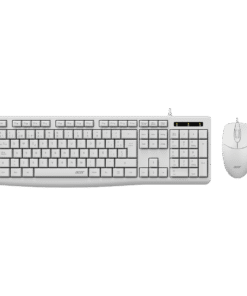 Combo teclado y mouse Acer EAK040 Blanco