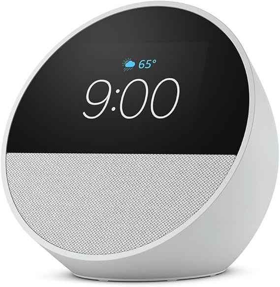 Amazon Echo Spot 2024 Blanco Amazon Echo Spot 2024 color blanco con pantalla