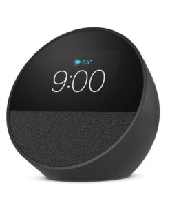 amazon echo spot negro alexa despertador