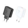 Cargador Foneng EU62 GaN 45W USB-C blanco y negro