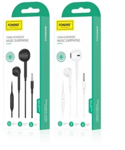 Auriculares con Cable Foneng EP100 Blanco foneng ep100 blanco 2 auriculares foneng ep100 blanco
