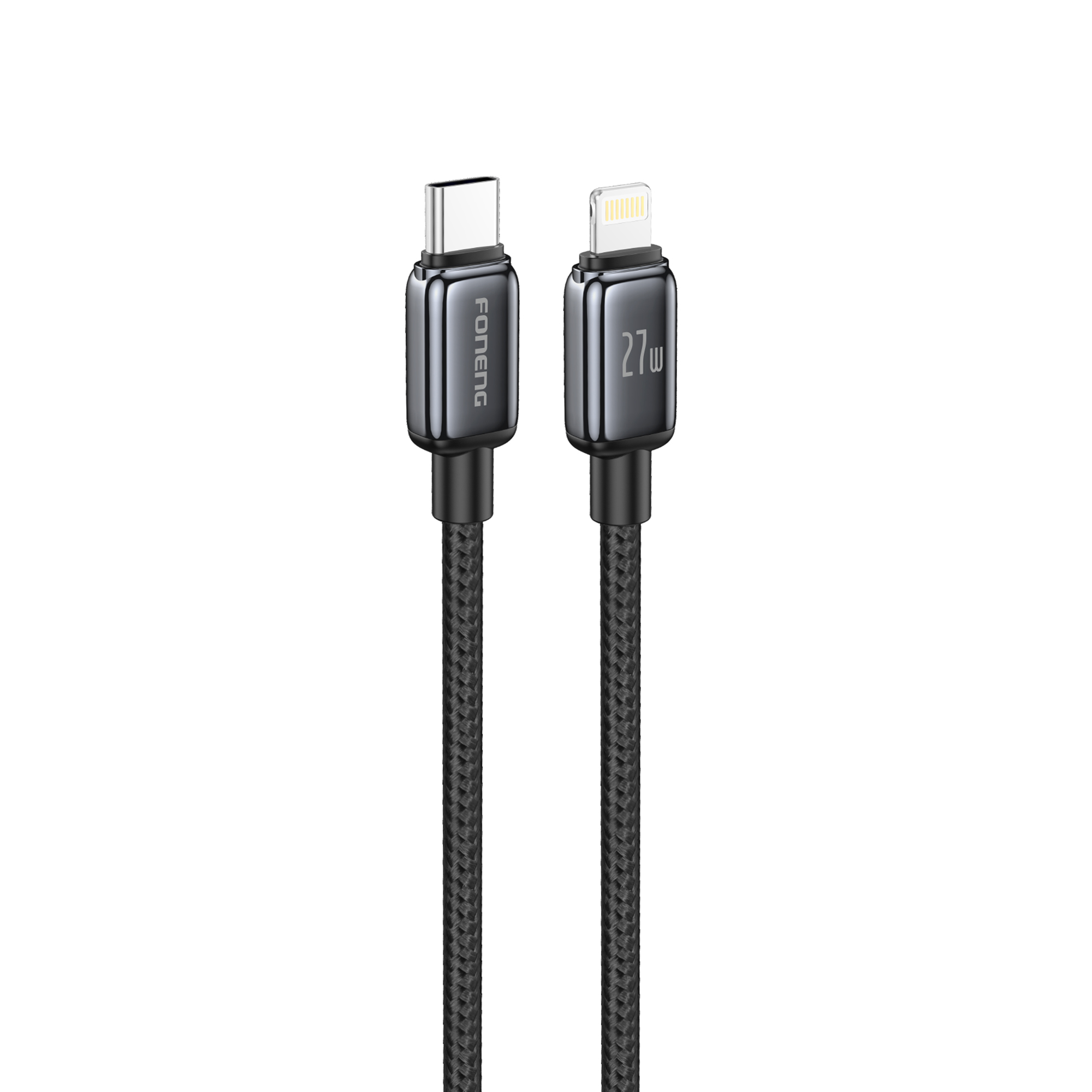 Cable Foneng X119 Tipo-C a Tipo-C 100W de 1 Metro foneng Cable Foneng X119 Tipo-C a Tipo-C 100W