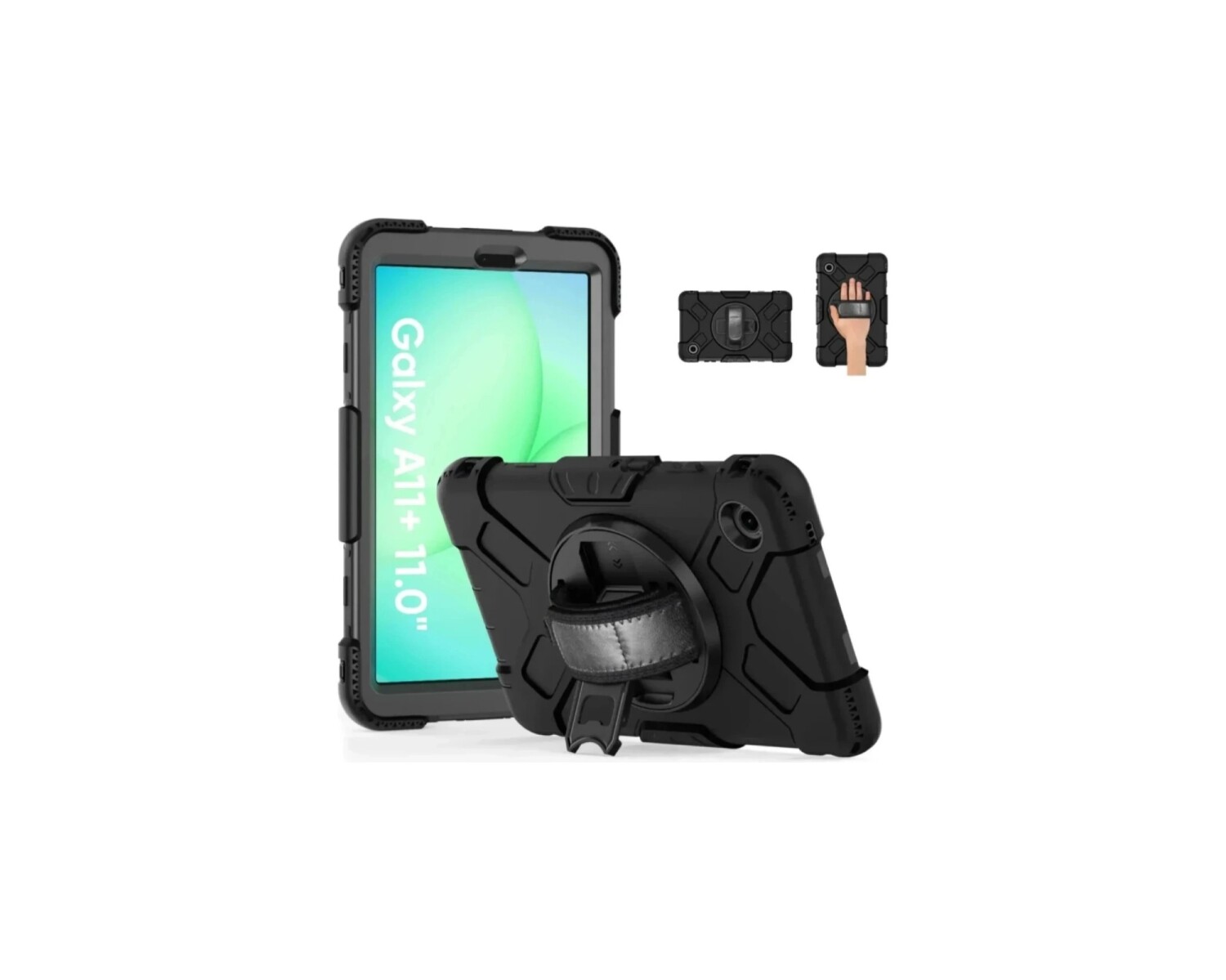 Funda Rugged Samsung para Galaxy Tab A11+ Negra funda rugged galaxy tab a11 plus 1 funda rugged galaxy tab a11+