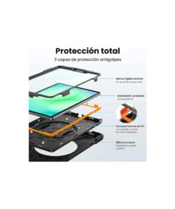 Funda Rugged Samsung para Galaxy Tab A11+ Negra funda rugged galaxy tab a11 plus 4 funda rugged galaxy tab a11+