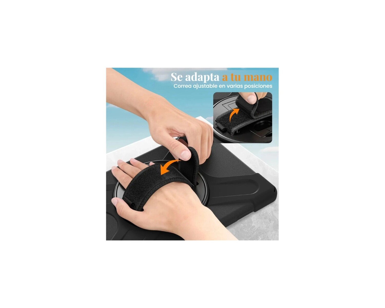 Funda Rugged Galaxy Tab A11+ - correa de mano Correa de mano ajustable de la funda rugged Galaxy Tab A11+