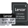 Micro SD Lexar Silver Plus 128GB