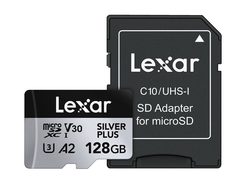 Micro SD Lexar Professional Silver Plus 128GB UHS-I lexar silver plus 128gb Micro SD Lexar Silver Plus 128GB