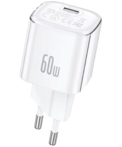 Cargador Foneng Max40-EU GaN 60W Tipo C Blanco