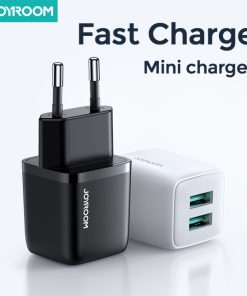 Mini Cargador Negro Joyroom 2.4A mini cargador negro joyroom 2.4a pronet mini cargador negro joyroom 2.4a pronet