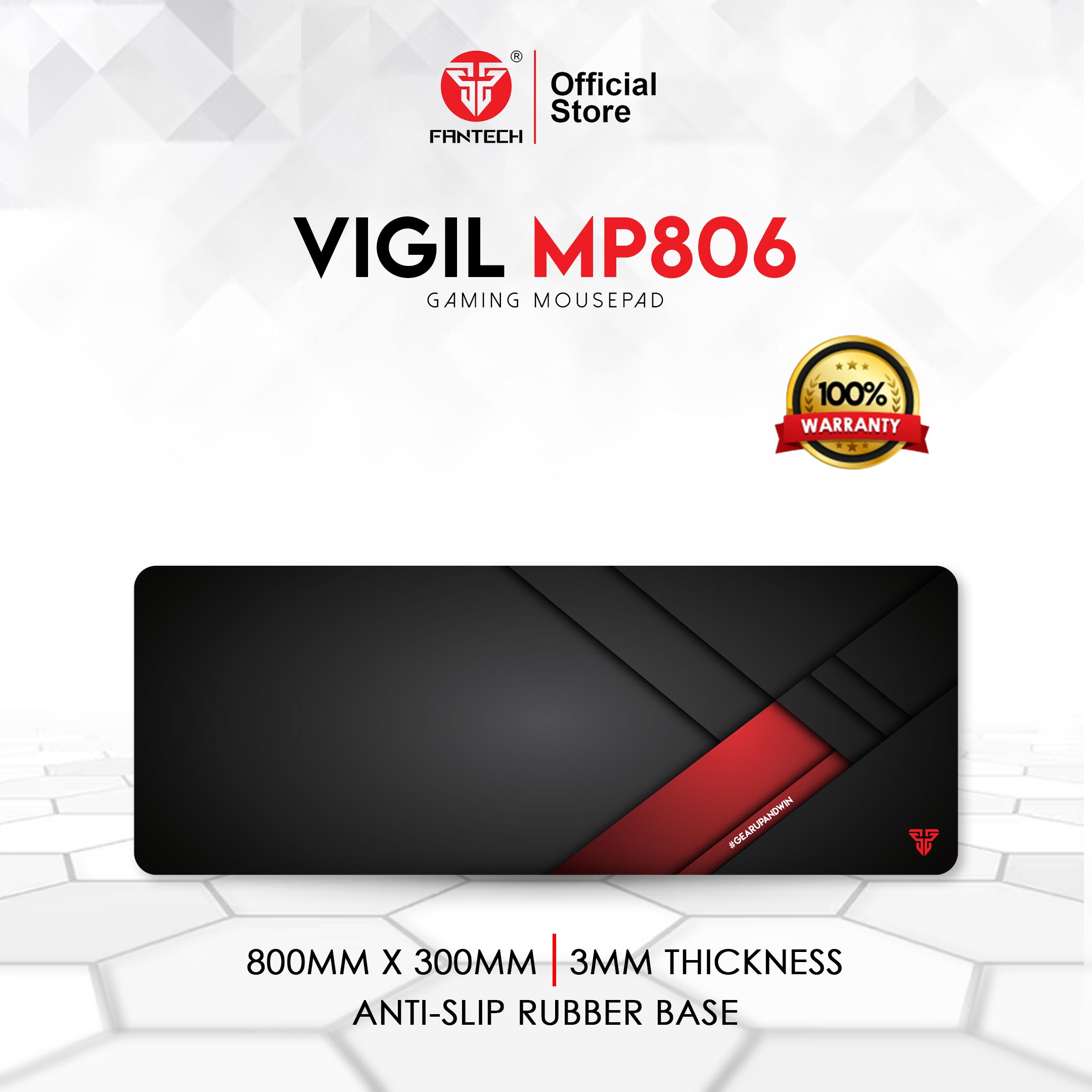 Mouse Pad Gamer Fantech Vigil MP806 XL 800x300mm mp806 1 Mouse pad gamer Fantech Vigil MP806 800x300mm