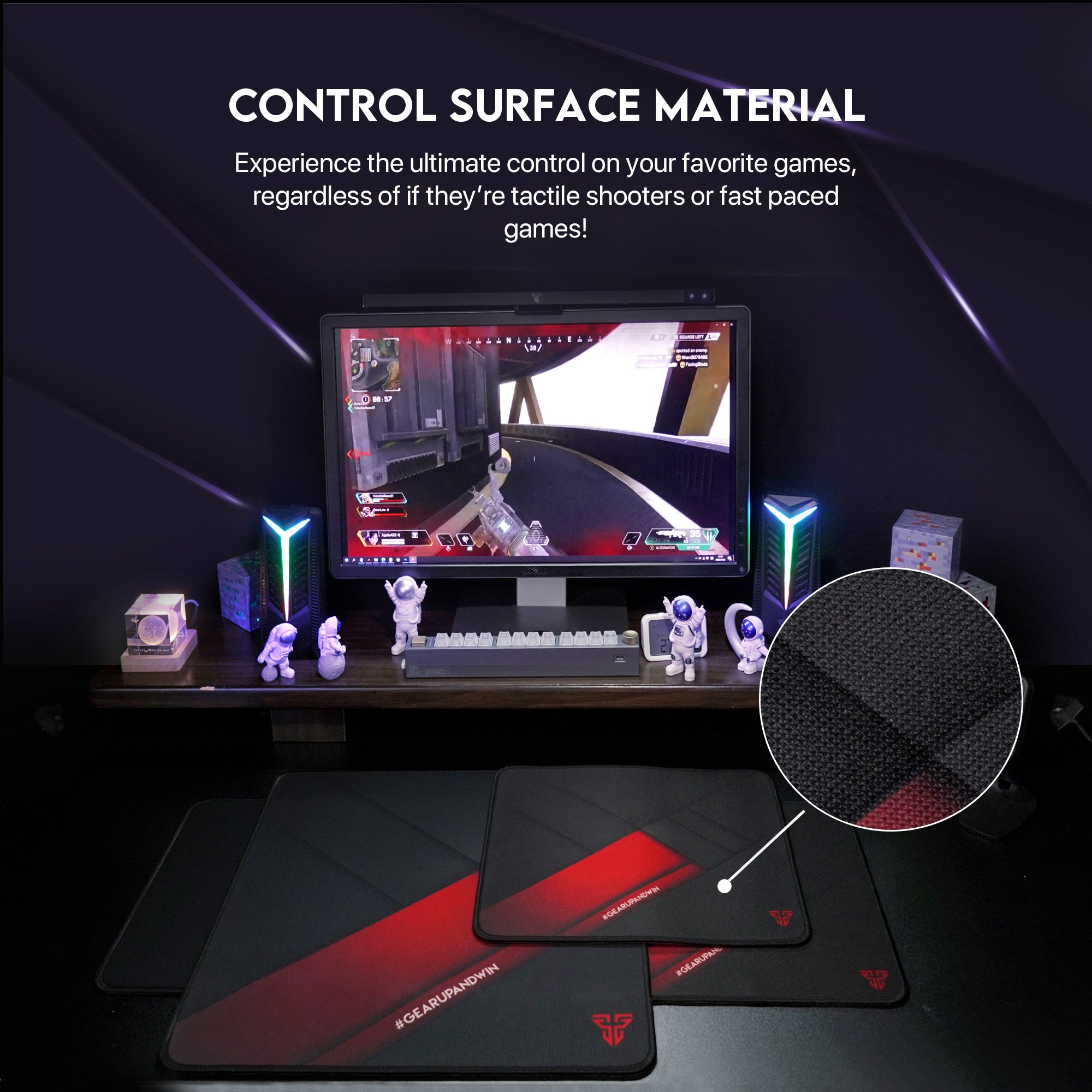 Mouse Pad Gamer Fantech Vigil MP806 XL 800x300mm mp806 3 Mouse pad gamer Fantech Vigil MP806 800x300mm