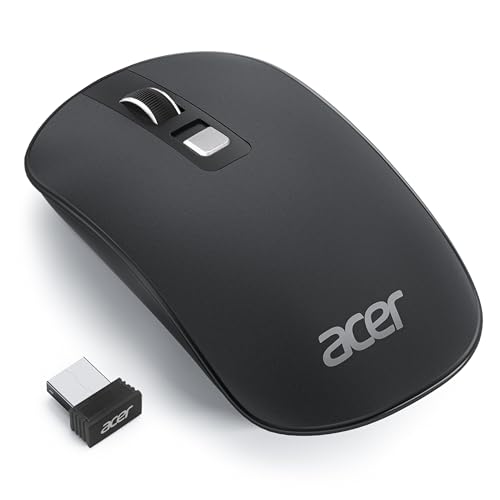 Mouse Acer OMR242 Negro Mouse Acer OMR242 Negro inalámbrico con receptor USB