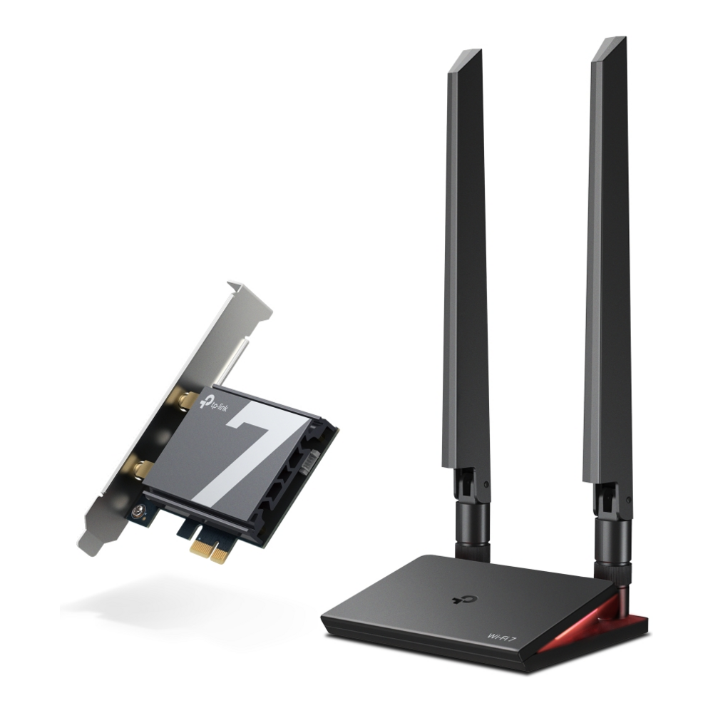 Adaptador PCIe TP-Link Archer TBE550E WiFi 7 BE9300 Bluetooth 5.4 p archertbe550 Archer TBE550E