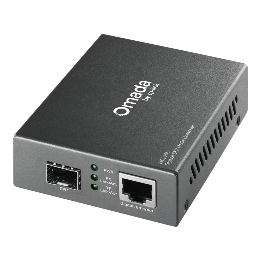 Conversor de Medios TP-Link MC220L Gigabit SFP p mc220l Conversor de medios TP-Link MC220L
