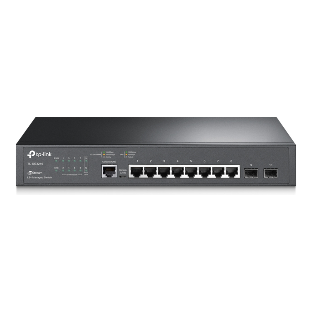Switch TP-Link Omada TL-SG3210 8 Puertos Gigabit y 2 SFP p tlsg3210 Switch TP-Link TL-SG3210