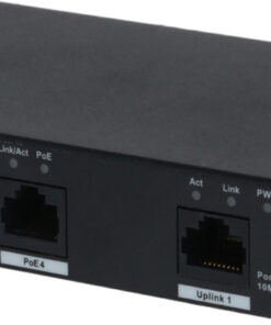 Switch PoE Dahua DH-PFS3005-4ET-60-V2 de 5 puertos con 4 PoE Hi-PoE 60W