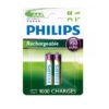 Pilas Recargables Phillips AAA X2