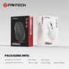 Mouse inalambrico Fantech Raigor III WG12RS negro y blanco