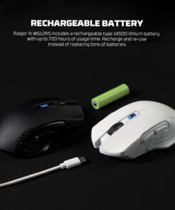 Mouse Inalámbrico Fantech Raigor III WG12RS Blanco raigor 2 Mouse inalambrico Fantech Raigor III WG12RS negro y blanco