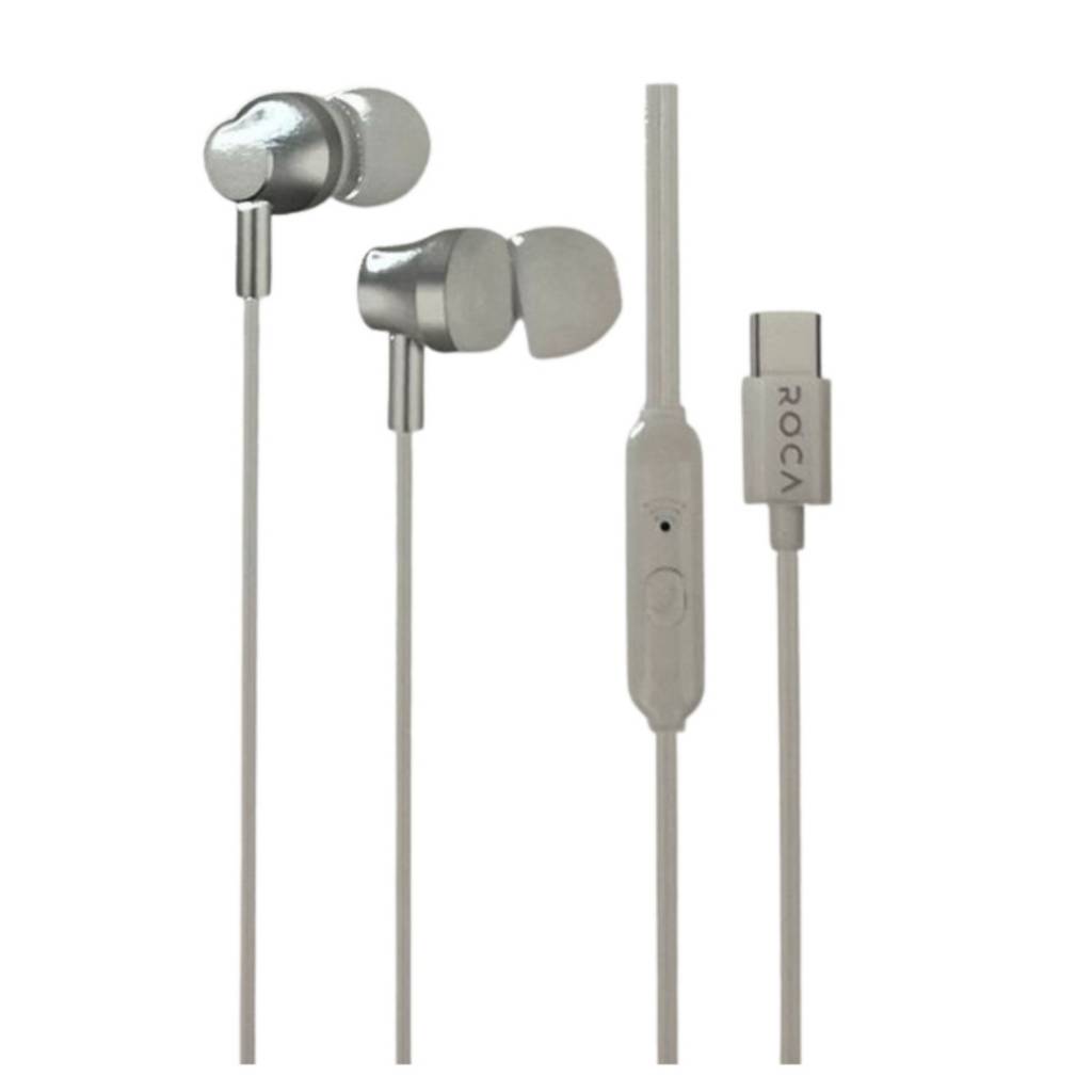 Manos Libres Stereo Roca IN_U USB-C Blanco auricular roca in_u usb-c