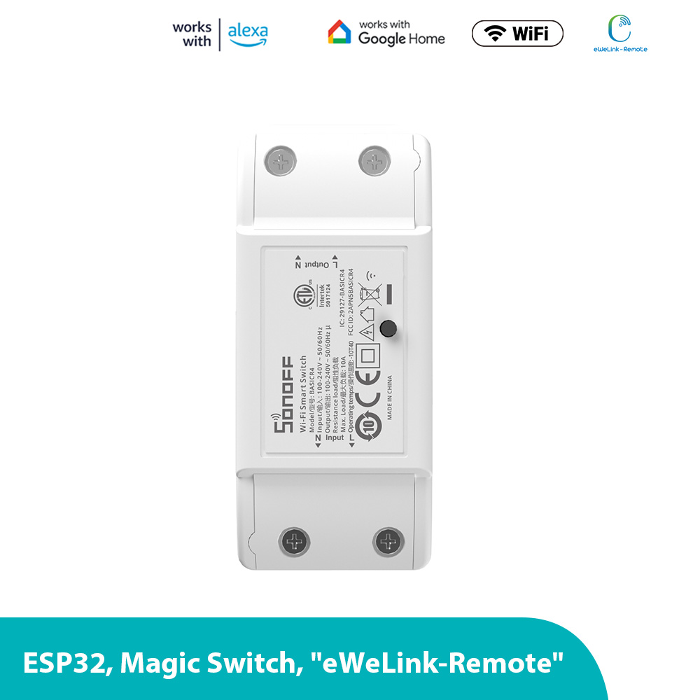 Sonoff BASICR4 Interruptor Wi-Fi Sonoff BASICR4 interruptor wifi inteligente