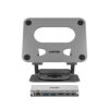 Soporte de notebook Unitek D1109C con hub USB-C