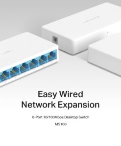 Switch Mercusys MS108 8 Puertos 10/100Mbps switch mercusys ms108 2 Switch Mercusys MS108