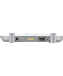 Panel de conexiones del receptor Unitek V1183A01: HDMI, VGA y audio