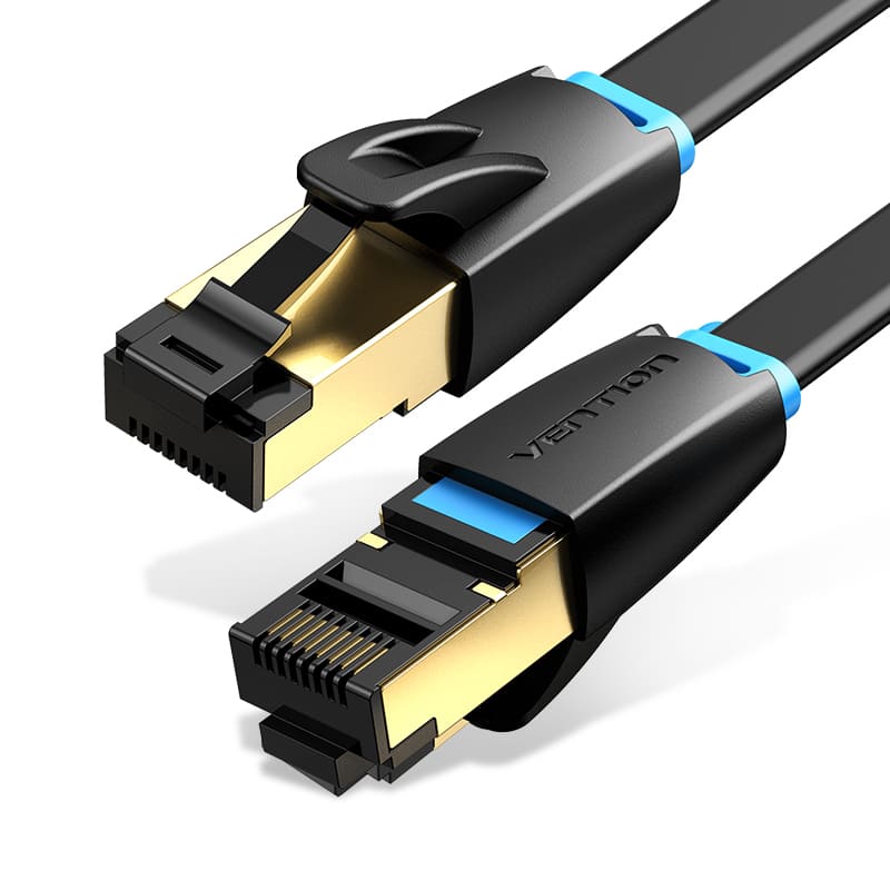 Cable de Red RJ45 Plano Cat 8 Vention IKCBI de 3 Metros Cable de Red RJ45 Plano Cat 8 Vention IKCBI
